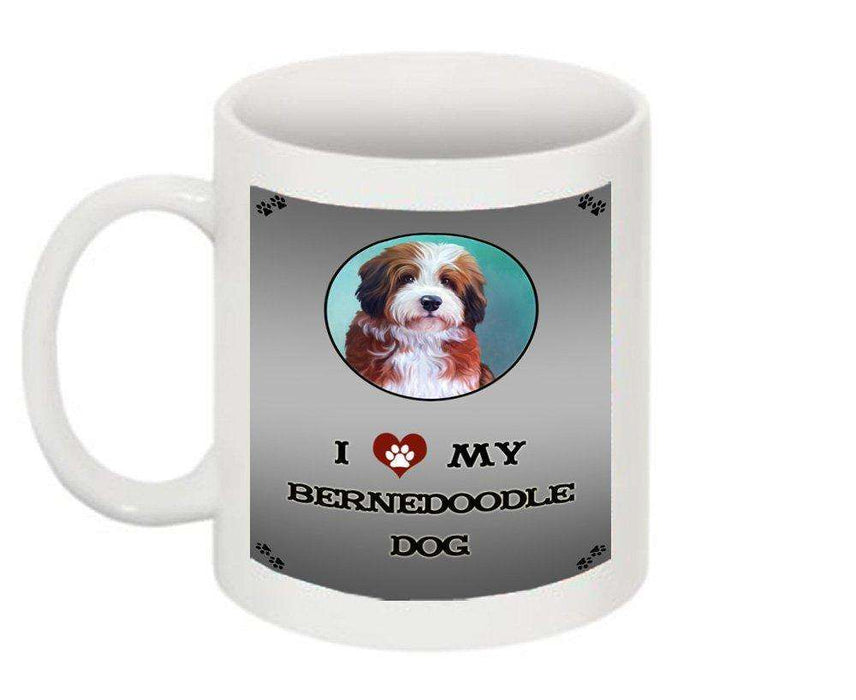 I Love My Bernedoodle Dog Mug