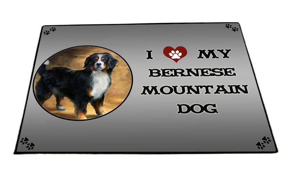 I Love My Bernese Mountain Dog Indoor/Outdoor Floormat
