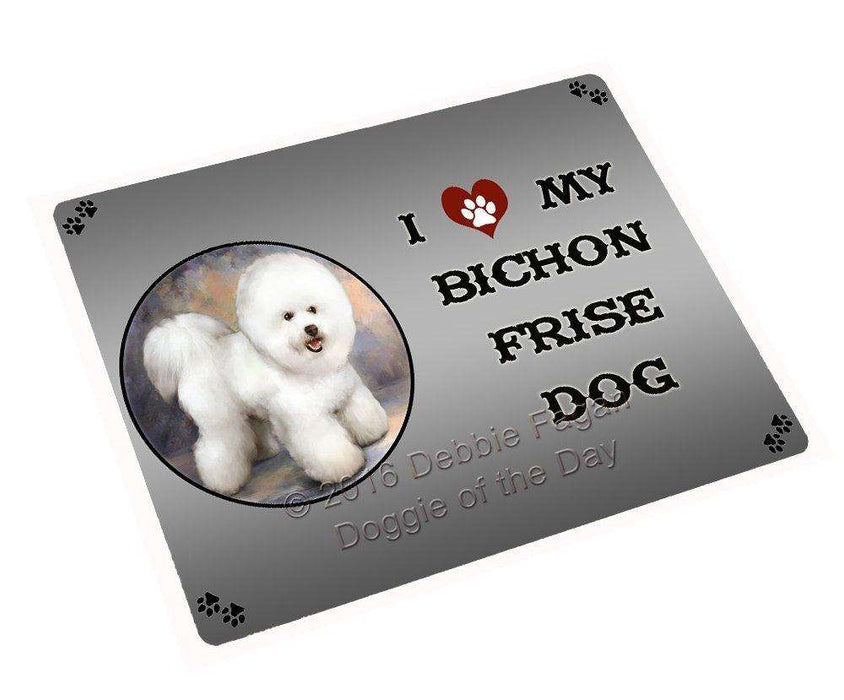 I Love My Bichon Frise Dog Magnet Mini (3.5" x 2")