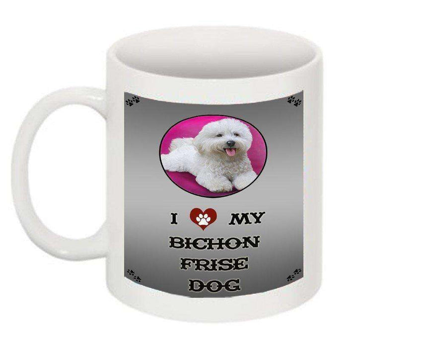 I Love My Bichon Frise Dog Mug