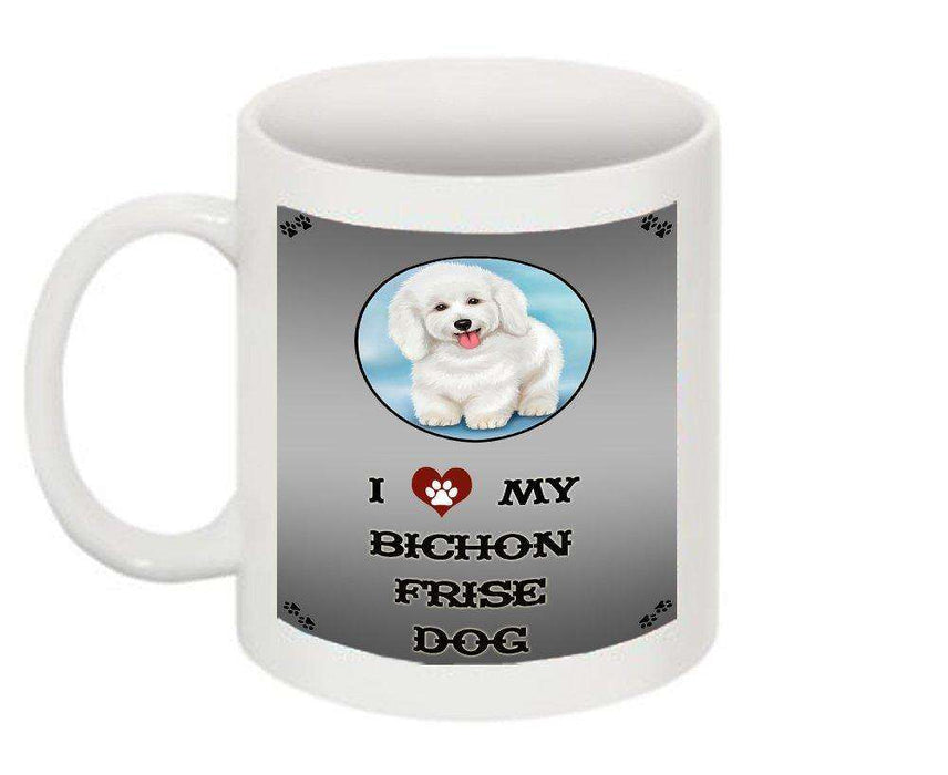 I Love My Bichon Frise Dog Mug