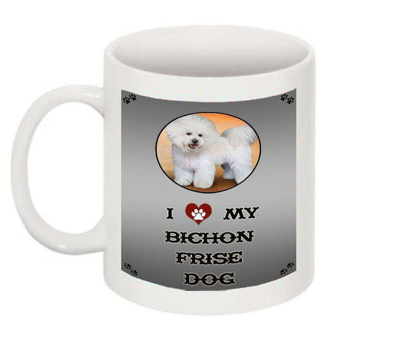 I Love My Bichon Frise Dog Mug