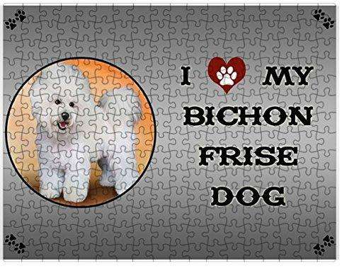 I Love My Bichon Frise Dog Puzzle with Photo Tin (300 pc.)