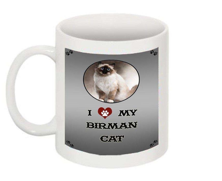 I Love My Birman Cat Mug