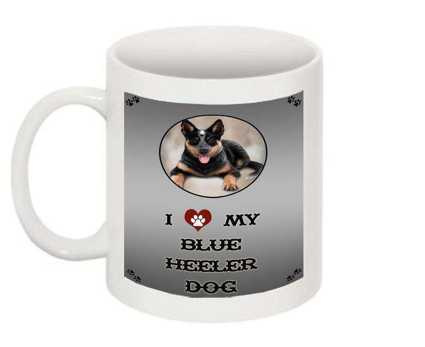 I Love My Blue Heeler Dog Mug