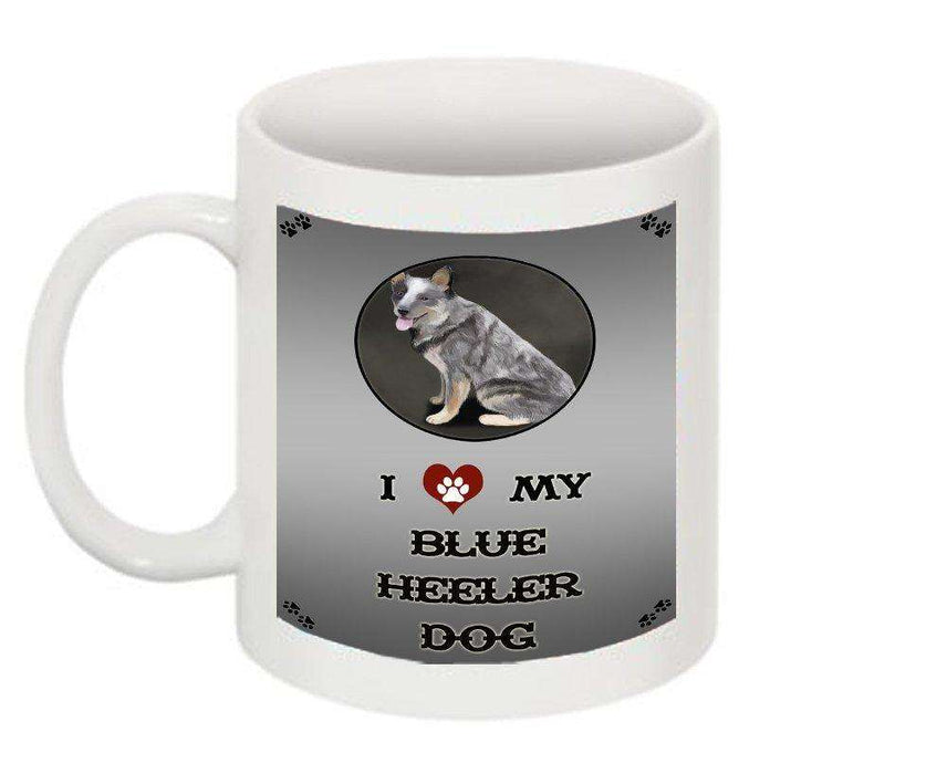 I Love My Blue Heeler Dog Mug