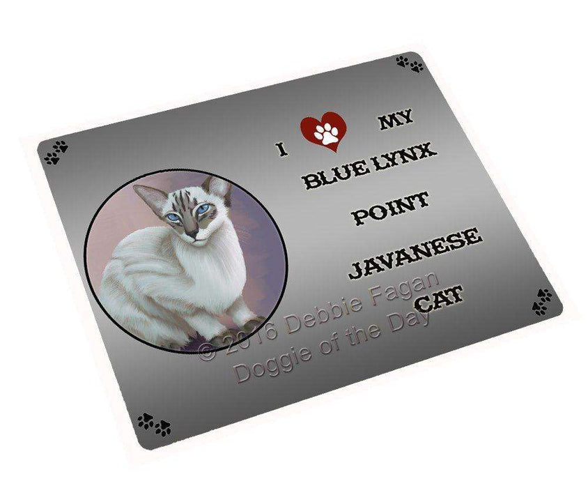 I Love My Blue Lynx Point Javanese Cat Magnet