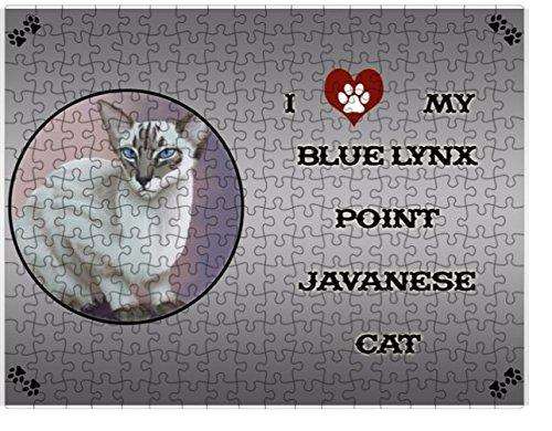 I Love My Blue Lynx Point Javanese Cat Puzzle