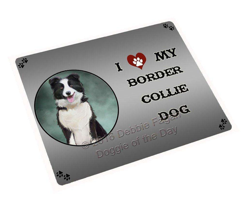 I Love My Border Collie Dog Magnet