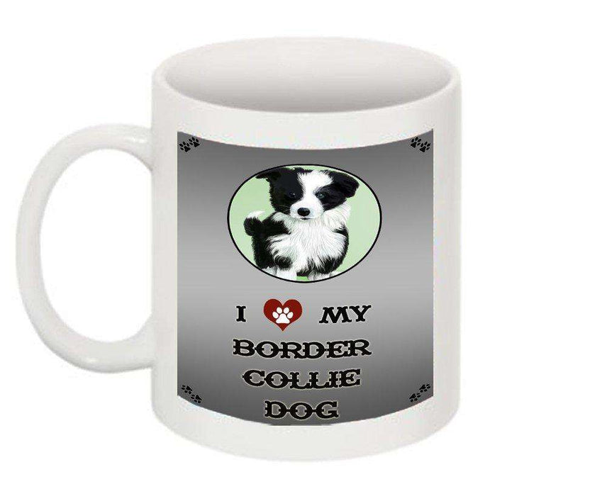 I Love My Border Collie Dog Mug