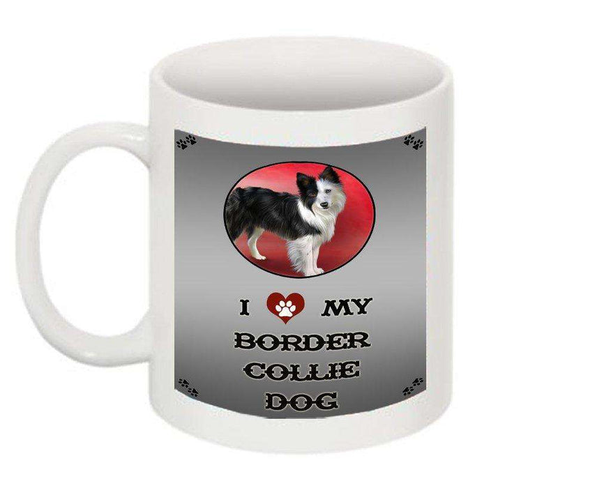 I Love My Border Collie Dog Mug