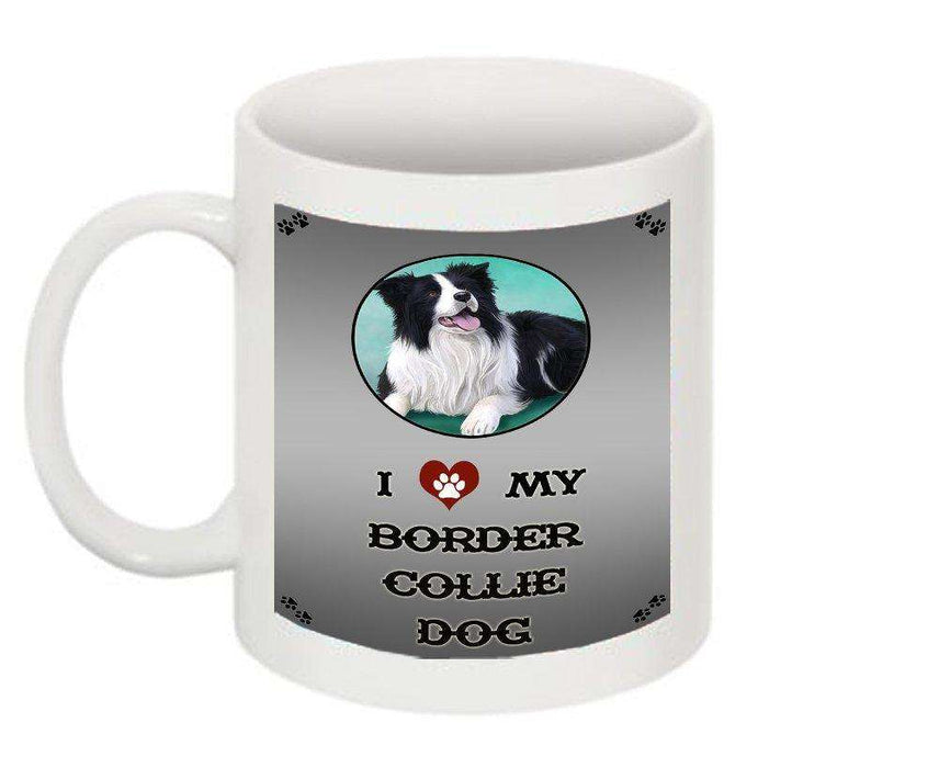 I Love My Border Collie Dog Mug