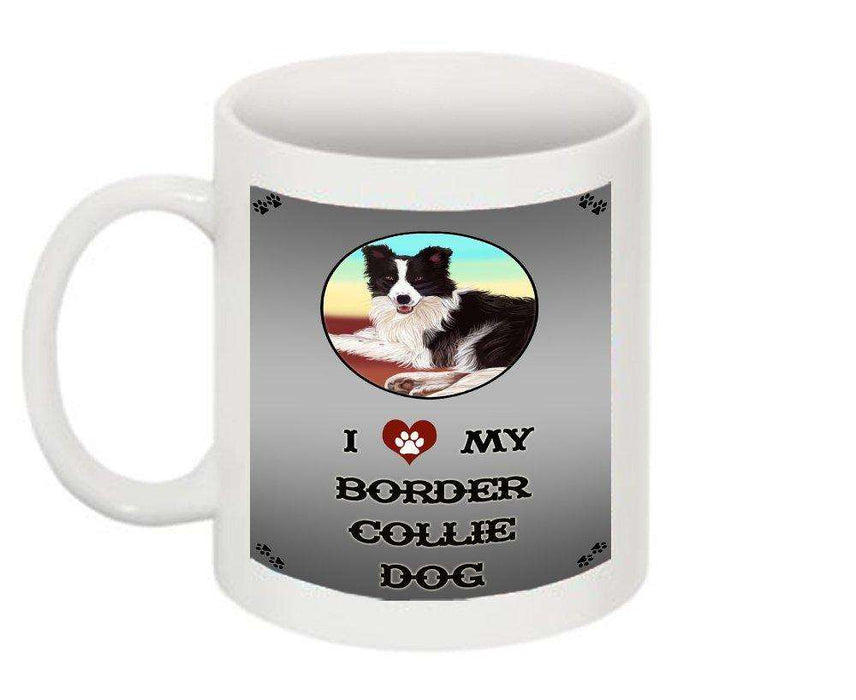 I Love My Border Collie Dog Mug