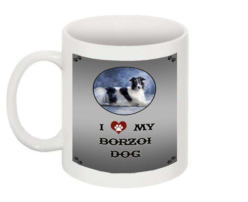 I Love My Borzoi Dog Mug