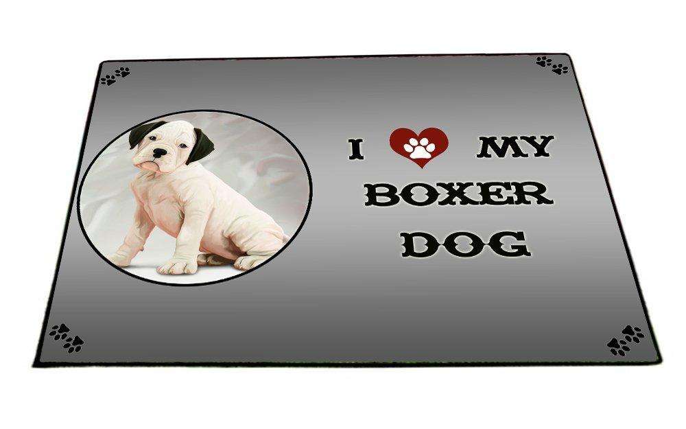 I love My Boxer Dog Indoor/Outdoor Floormat