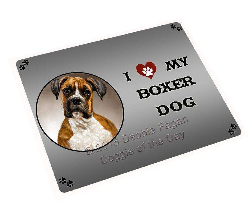 I Love My Boxer Dog Magnet