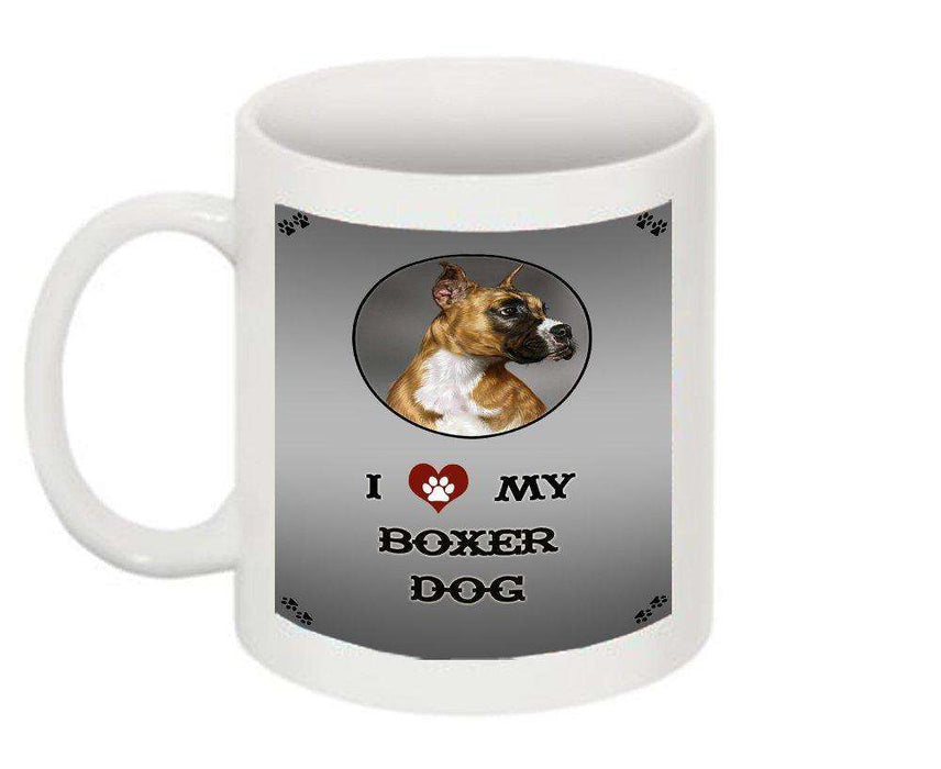 I Love My Boxer Dog Mug