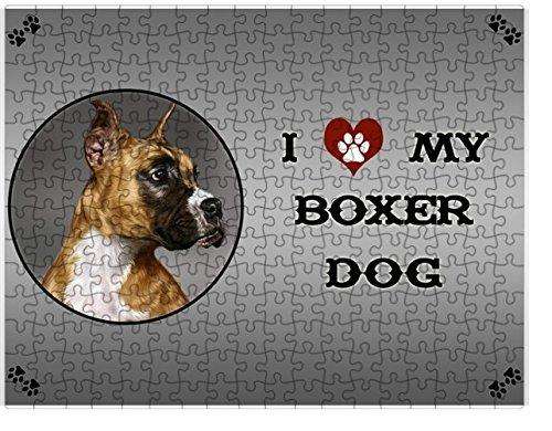 I Love My Boxer Dog Puzzle with Photo Tin (300 pc.)
