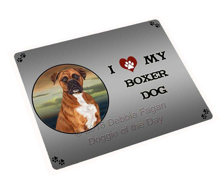 I Love My Boxers Dog Large Refrigerator / Dishwasher Magnet