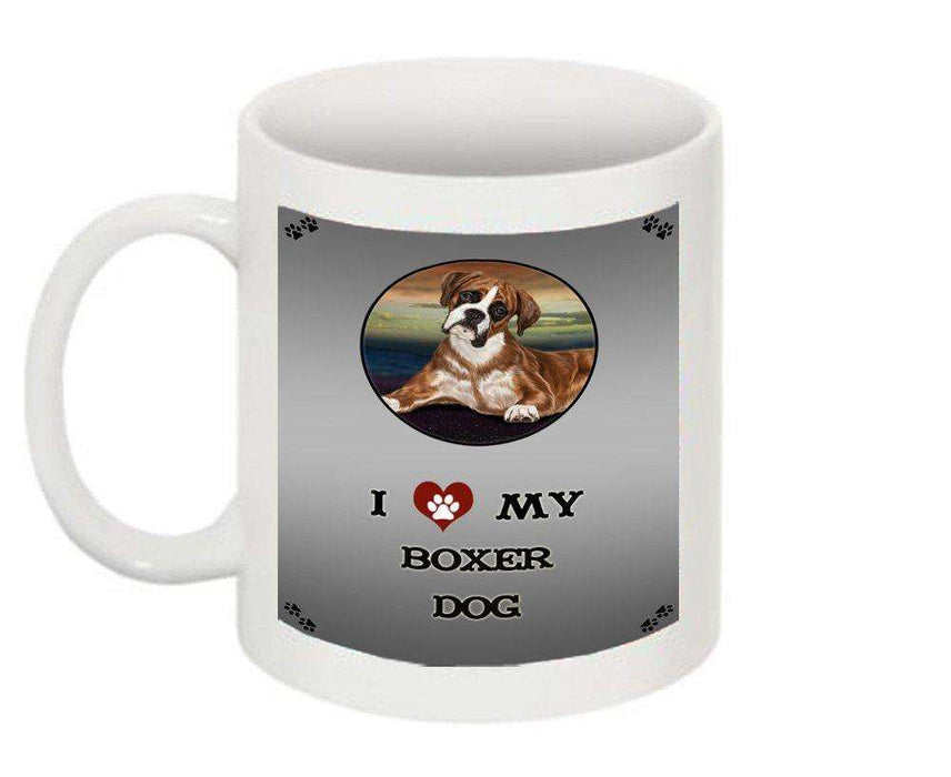 I Love My Boxers Dog Mug