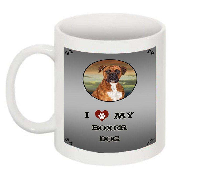 I Love My Boxers Dog Mug
