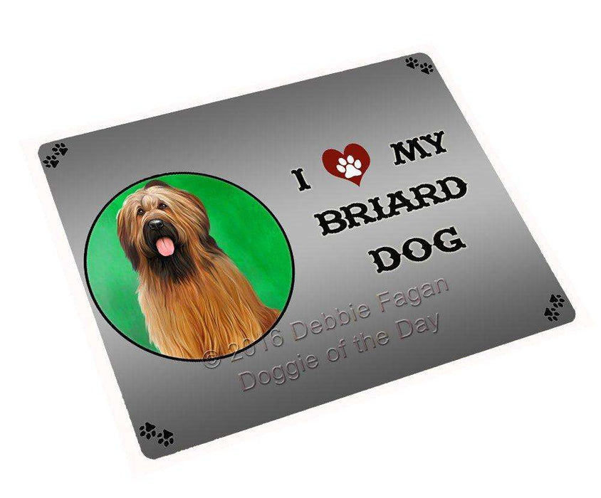 I Love My Briard Dog Magnet Mini (3.5" x 2")