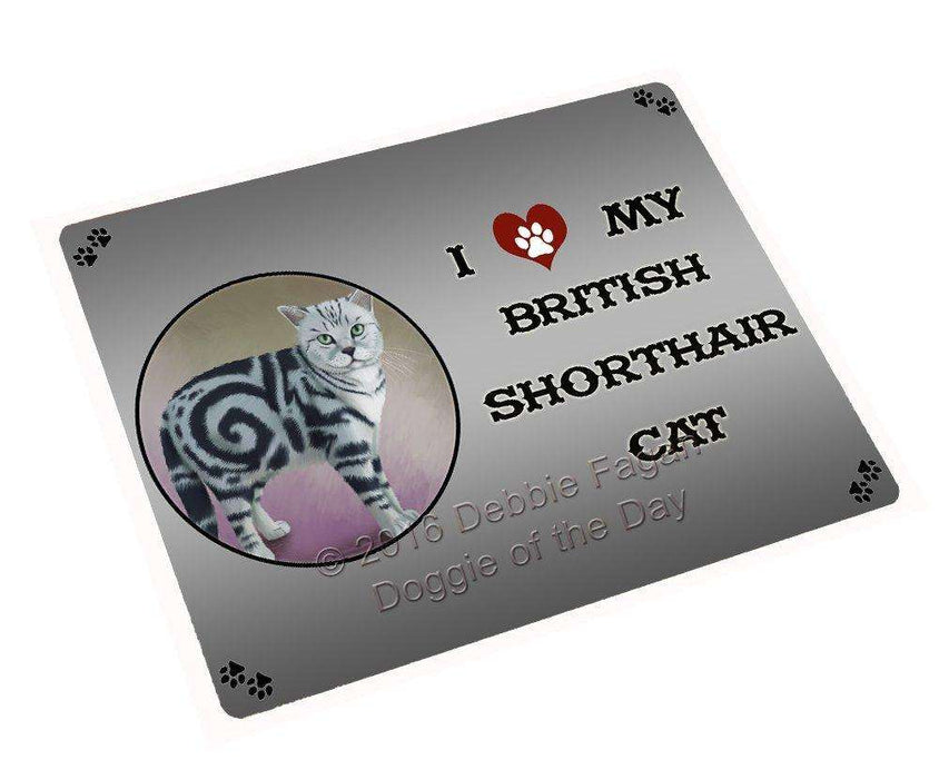 I Love My British Shorthair Cat Magnet
