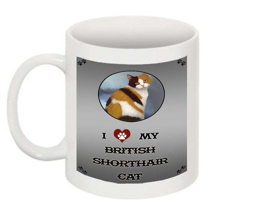 I Love My British Shorthair Cat Mug