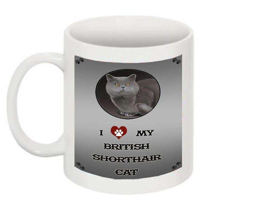 I Love My British Shorthair Cat Mug