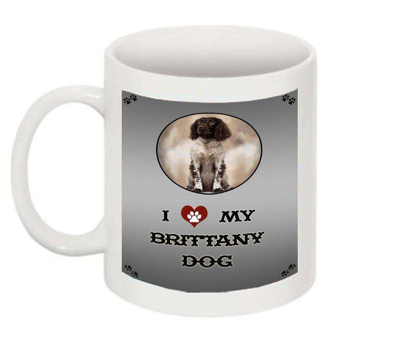 I Love My Brittany Dog Mug