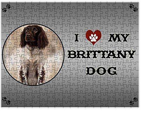 I Love My Brittany Dog Puzzle