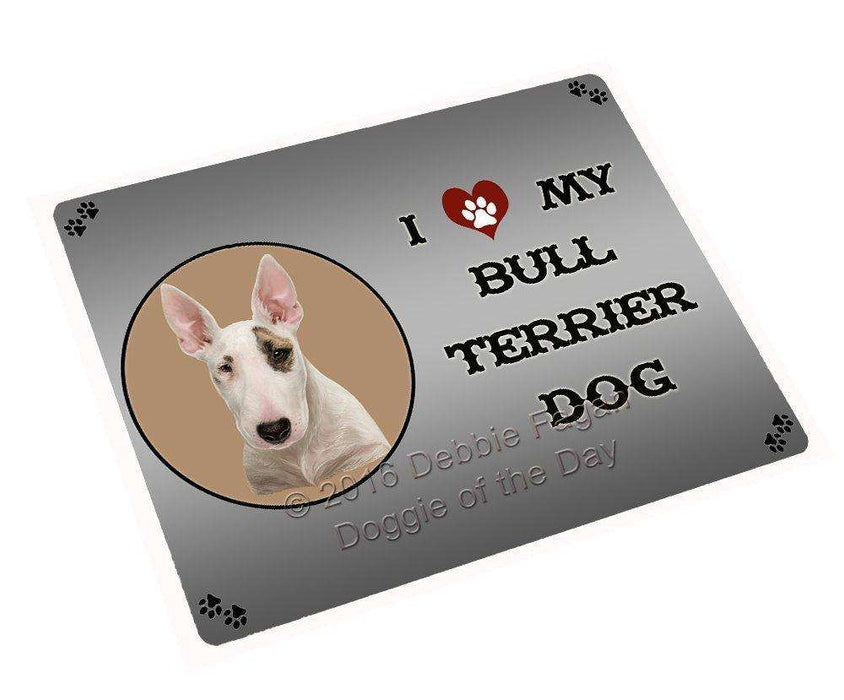 I Love My Bull Terrier Dog Magnet Mini (3.5" x 2")