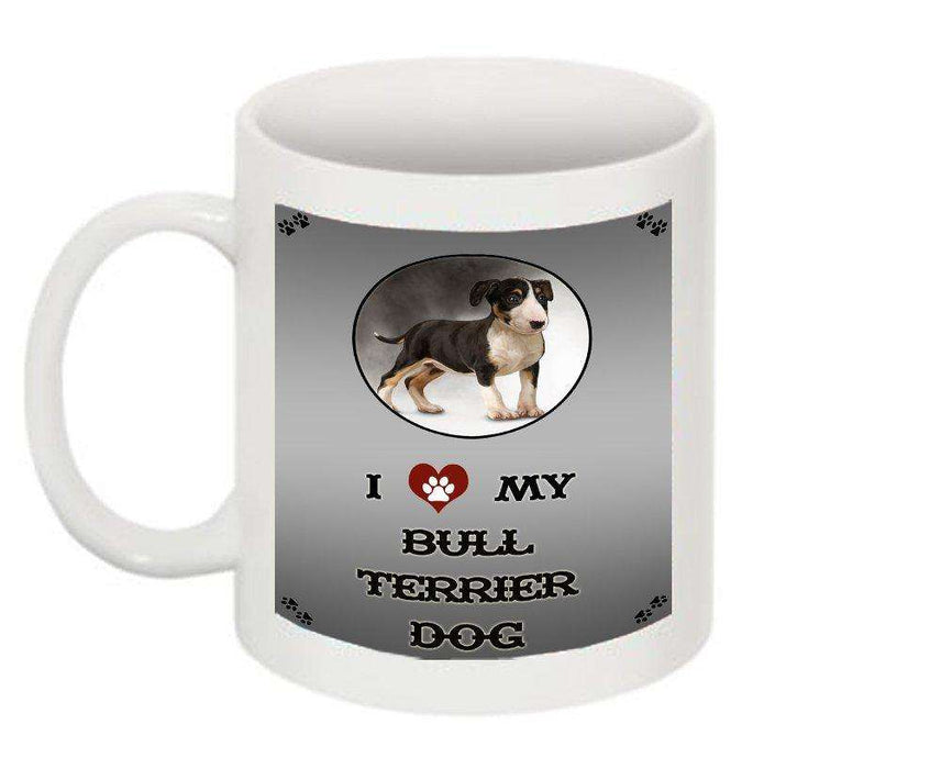 I Love My Bull Terrier Dog Mug
