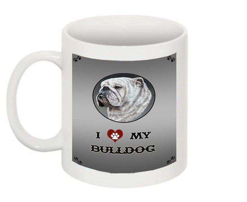 I Love My Bulldog Dog Mug