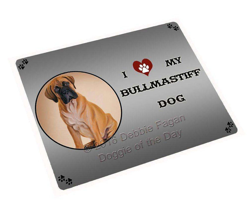 I Love My Bullmastiff Dog Magnet
