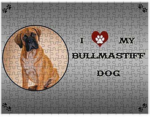 I Love My Bullmastiff Dog Puzzle