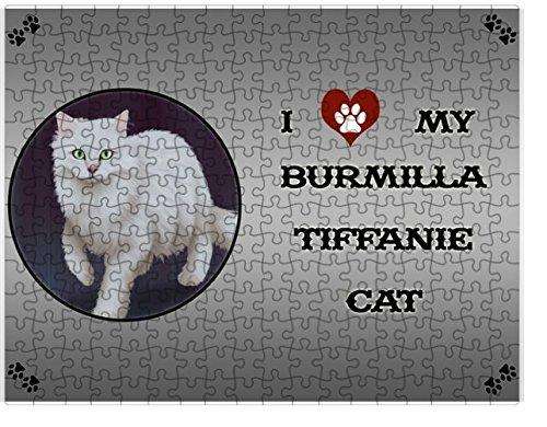 I Love My Burmilla Tiffanie Cat Puzzle