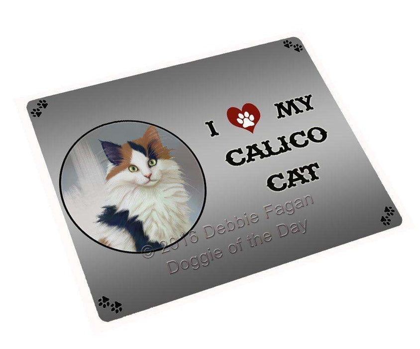 I Love My Calico Kitten Cat Magnet