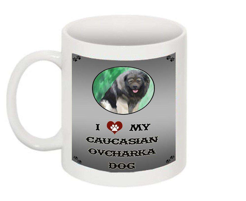 I Love My Caucasian Ovcharka Dog Mug