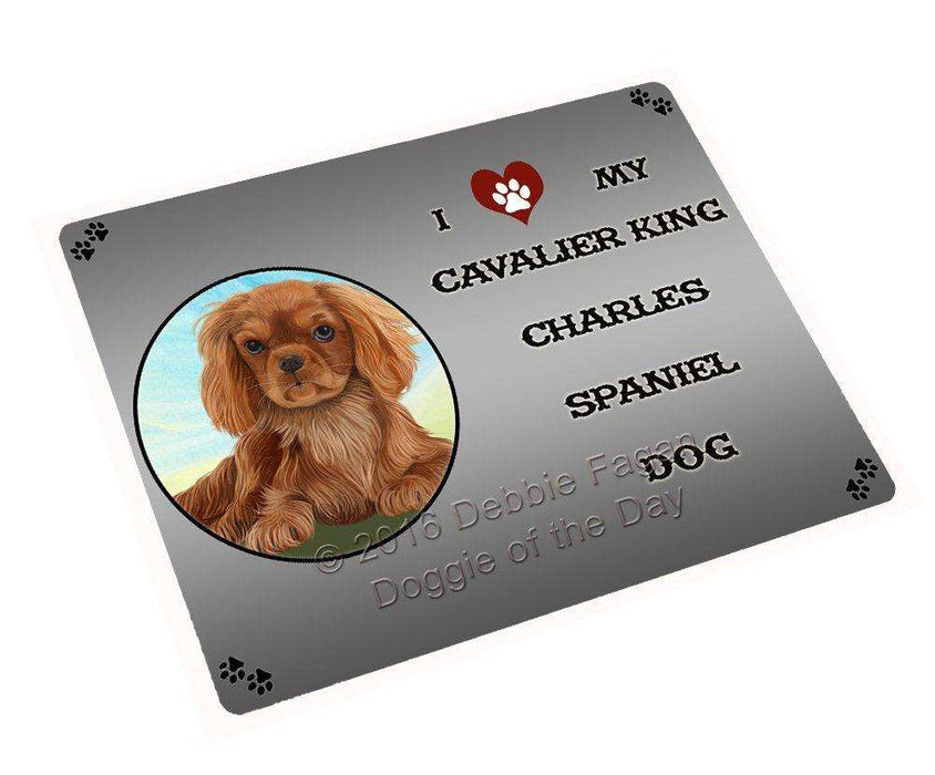 I Love My Cavalier King Charles Spaniel Dog Magnet (8.7" x 11.5")