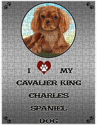 I Love My Cavalier King Charles Spaniel Dog Puzzle with Photo Tin (300 pc.)