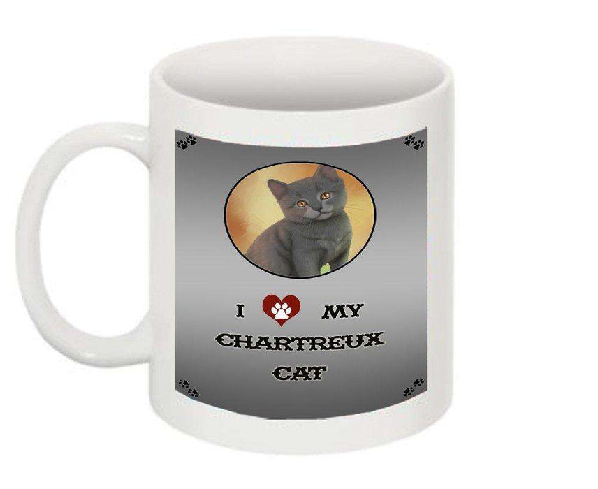 I Love My Chartreux Kitten Cat Mug