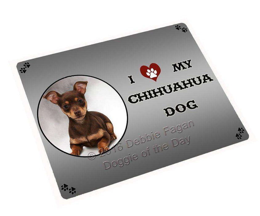 I Love My Chihuahua Puppy Dog Magnet Mini (3.5" x 2")