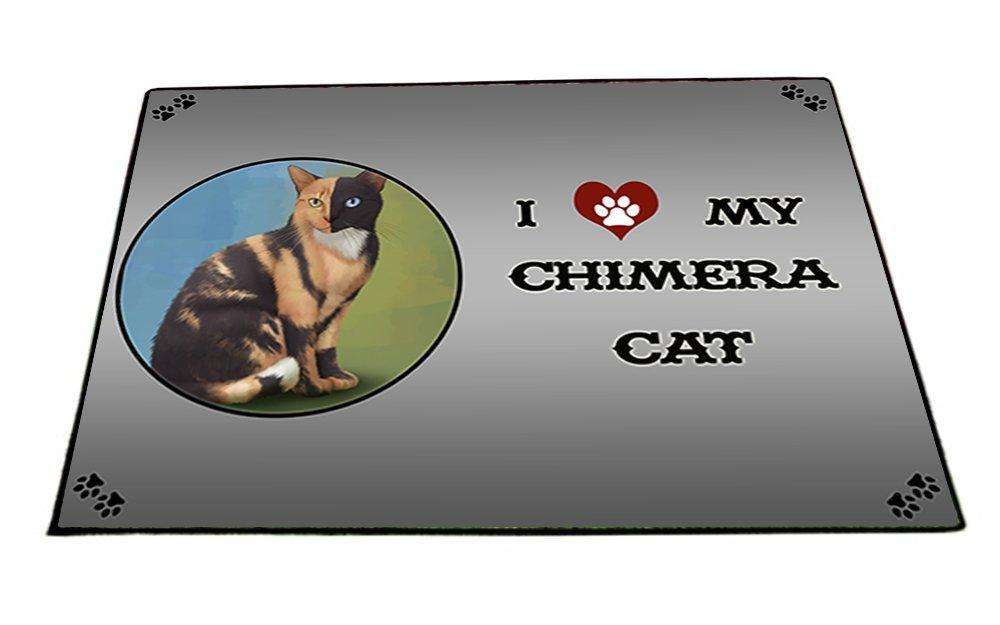 I Love My Chimera Cat Indoor/Outdoor Floormat