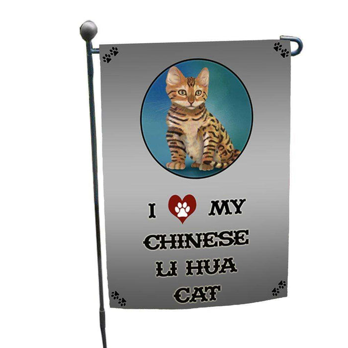 I Love My Chinese Li Hua Kitten Cat Garden Flag