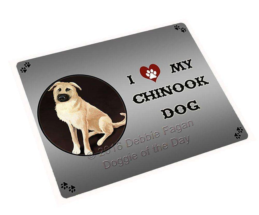 I Love My Chinook Dog Large Refrigerator / Dishwasher Magnet