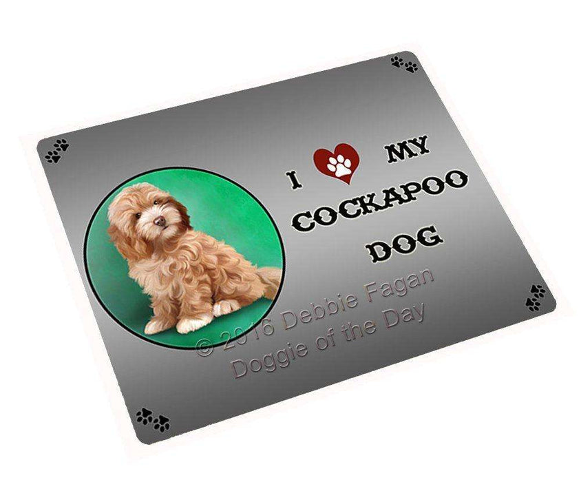 I Love My Cockapoo Dog Large Refrigerator / Dishwasher Magnet