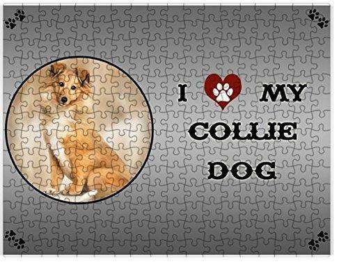 I Love My Collie Dog Puzzle