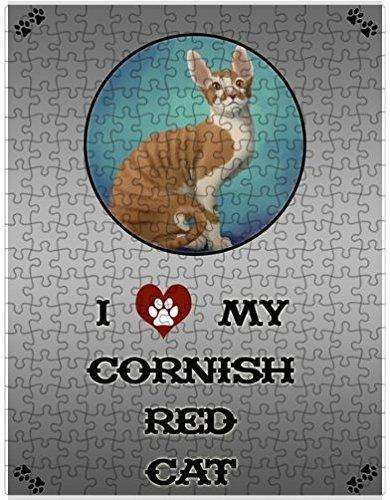 I Love My Cornish Red Cat Puzzle with Photo Tin (300 pc.)