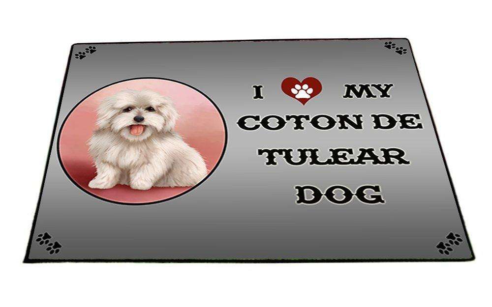 I Love My Coton De Tulear Dog Indoor/Outdoor Floormat